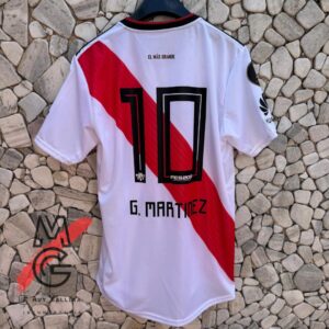 Camiseta retro 2018 final Madrid #10 G.Martinez