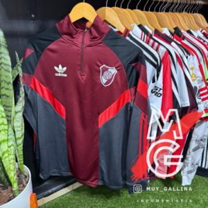 Buzo estilo retro medio cierre 2025